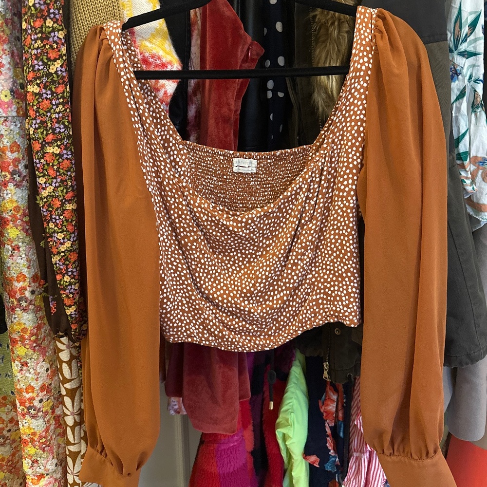 Urban Outfitters long sleeve crop top